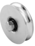 Single Bearing O Grooved Wheel For Sliding Gates