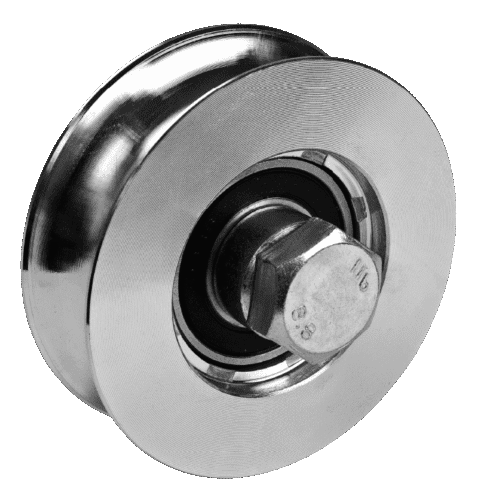 Single Bearing O Grooved Wheel For Sliding Gates