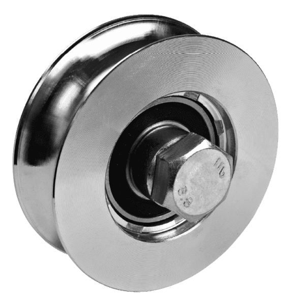 Single Bearing O Grooved Wheel For Sliding Gates