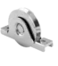 Sliding Gate V Grooved Roller Wheel Double Bearing, Internal Support