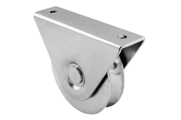 Sliding Gate O Grooved Track Roller Wheel Double Bearing, External Support