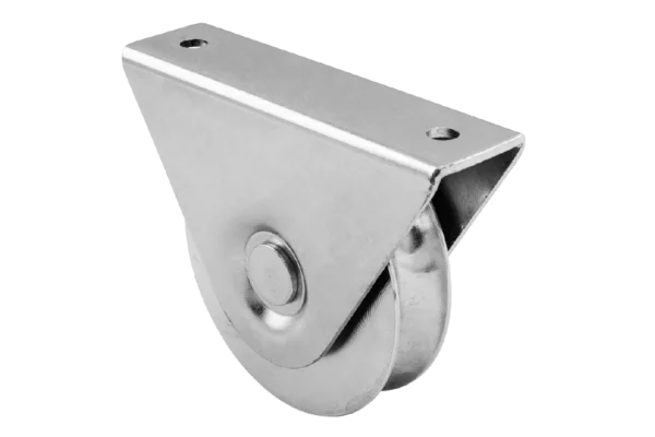 Sliding Gate O Grooved Track Roller Wheel Double Bearing, External Support