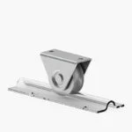 Sliding Gate O Grooved Track Roller Wheel Double Bearing, External Support
