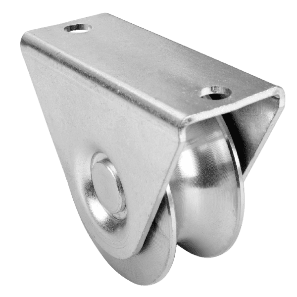 Single Bearing O Grooved Wheel, with External Support, For Sliding Gates