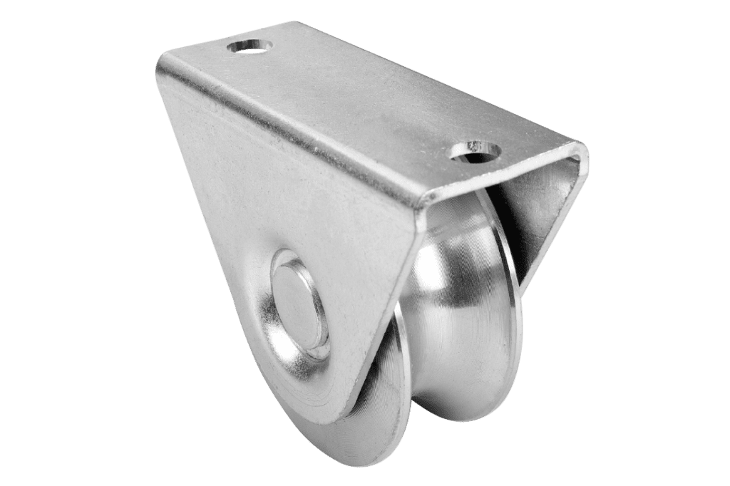 Single Bearing O Grooved Wheel With External Support, For Sliding Gates