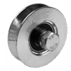 Heavy Duty V Grooved Wheel Single Bearing For Sliding Gates