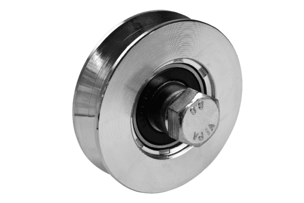 Heavy Duty V Grooved Wheel Single Bearing For Sliding Gates