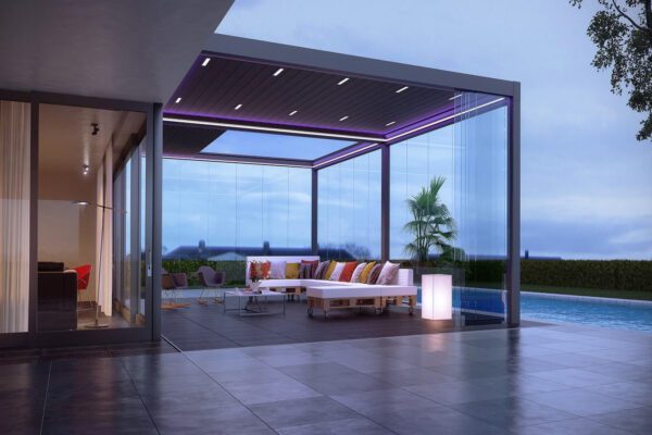 Automatic Retractable Louvered Pergola 19