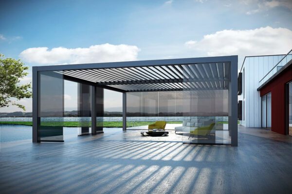 Automatic Retractable Louvered Pergola 20