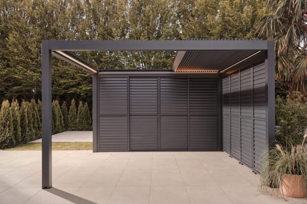 Automatic Retractable Louvered Pergola luxe electric retractable 06 2