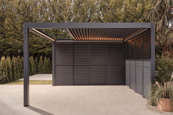 Automatic Retractable Louvered Pergola luxe electric retractable 06 3
