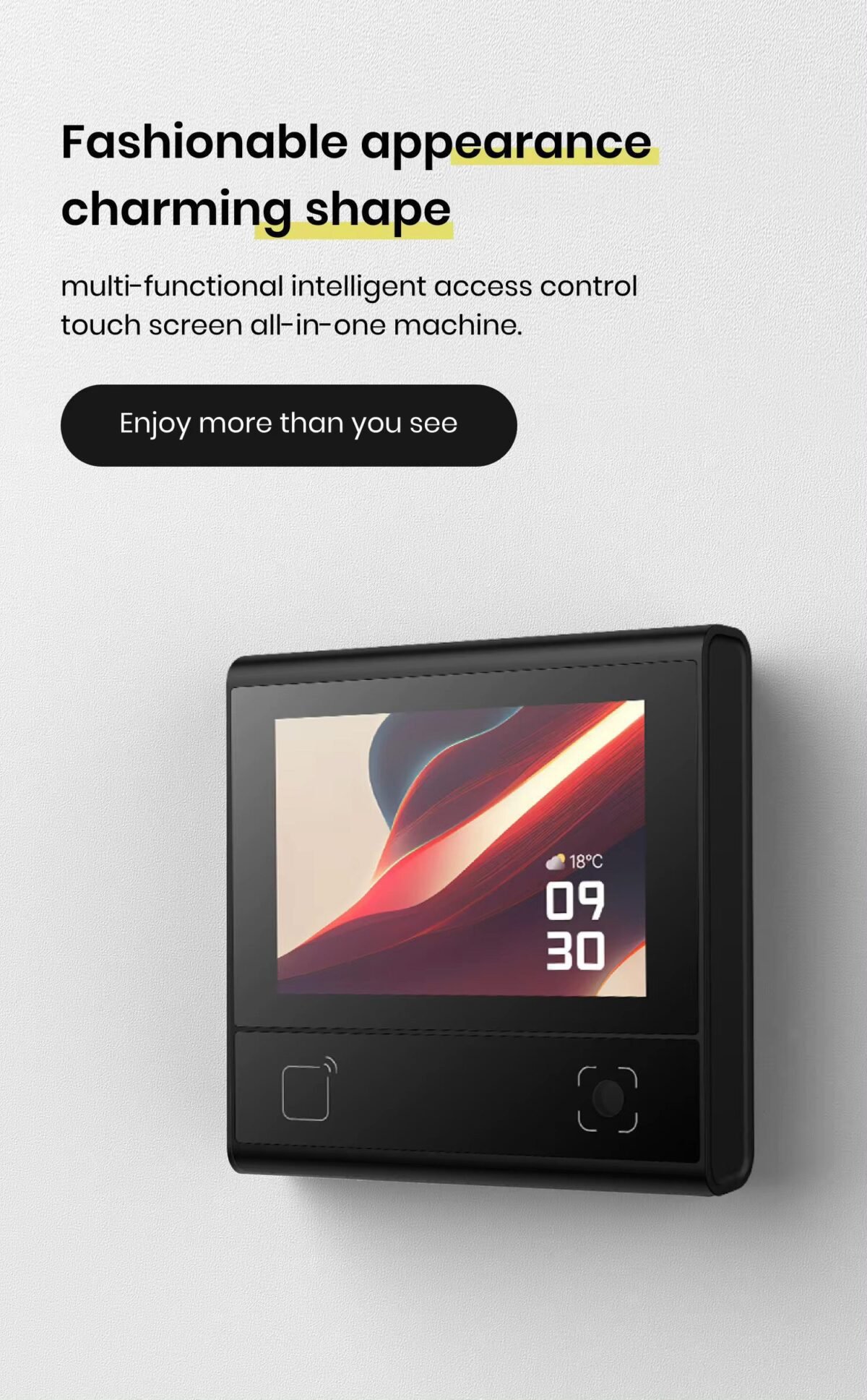 Ethernet Access Control System RFID Reader NFC Smart Card QR Code Scanners