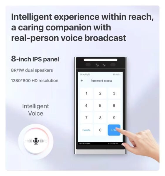 IP66 Waterproof Linux Terminal With Face Recognition Access Control For ...