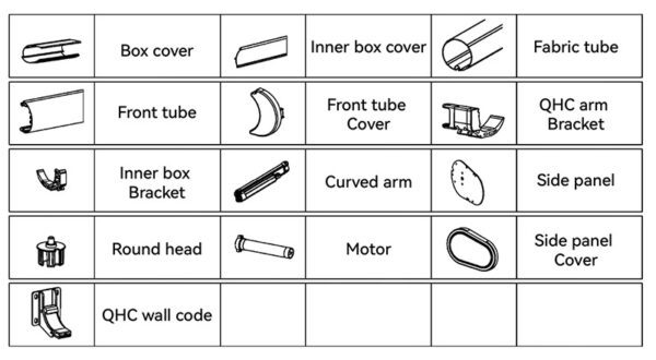 MR-A Full Cassette Awning with Motor