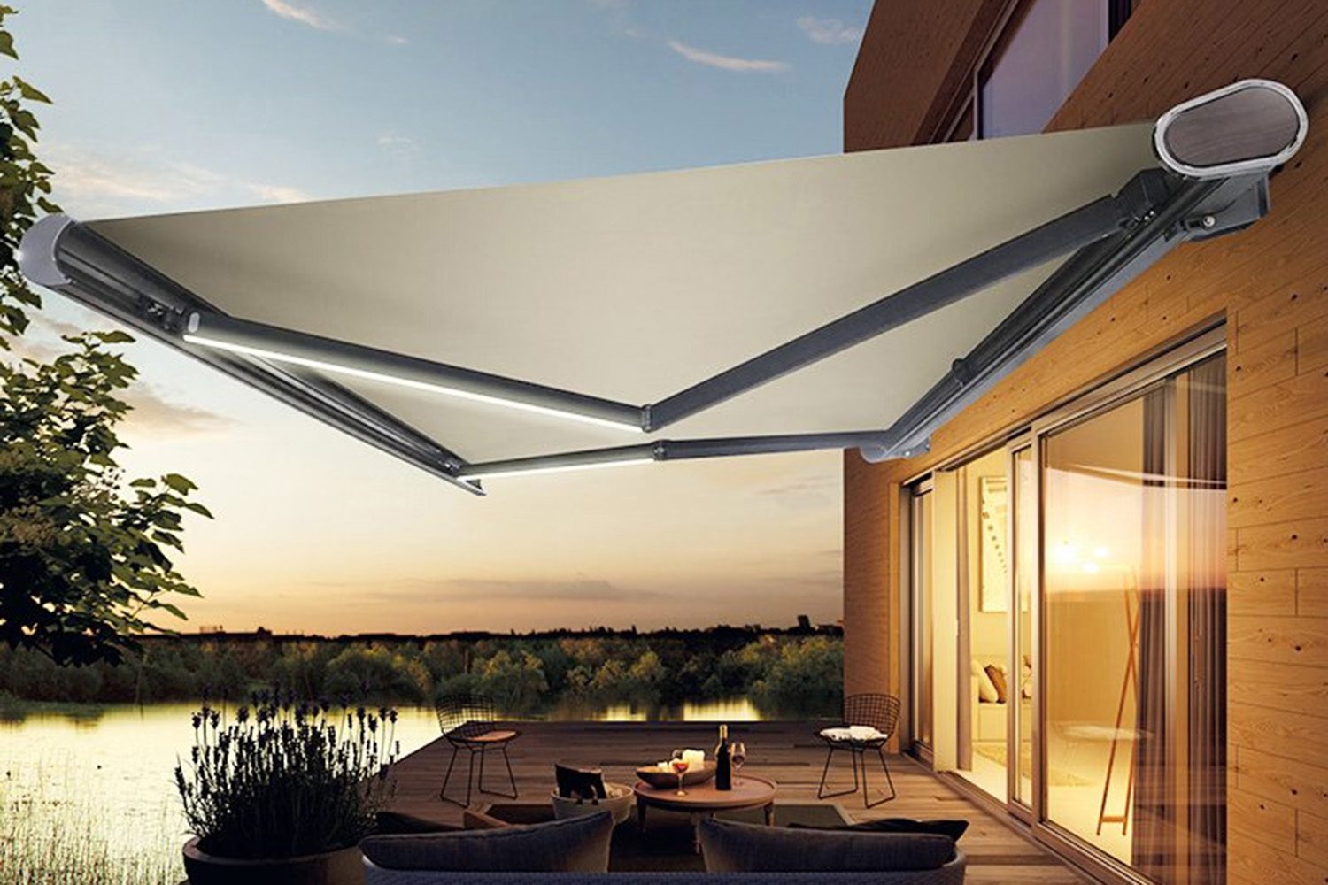 MR-A Full Cassette Awning with Motor
