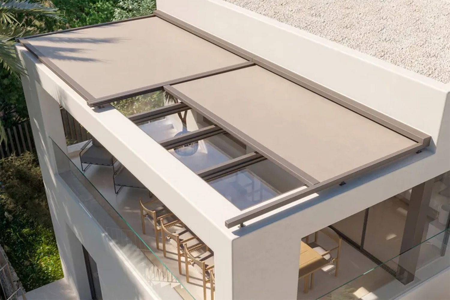 Skylight Fabric Roof Blinds shades