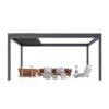 Aluminium Bioclimatic Sliding Louvers Pergolas for Outdoor