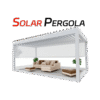 Aluminum Motorized Solar Louver Pergola