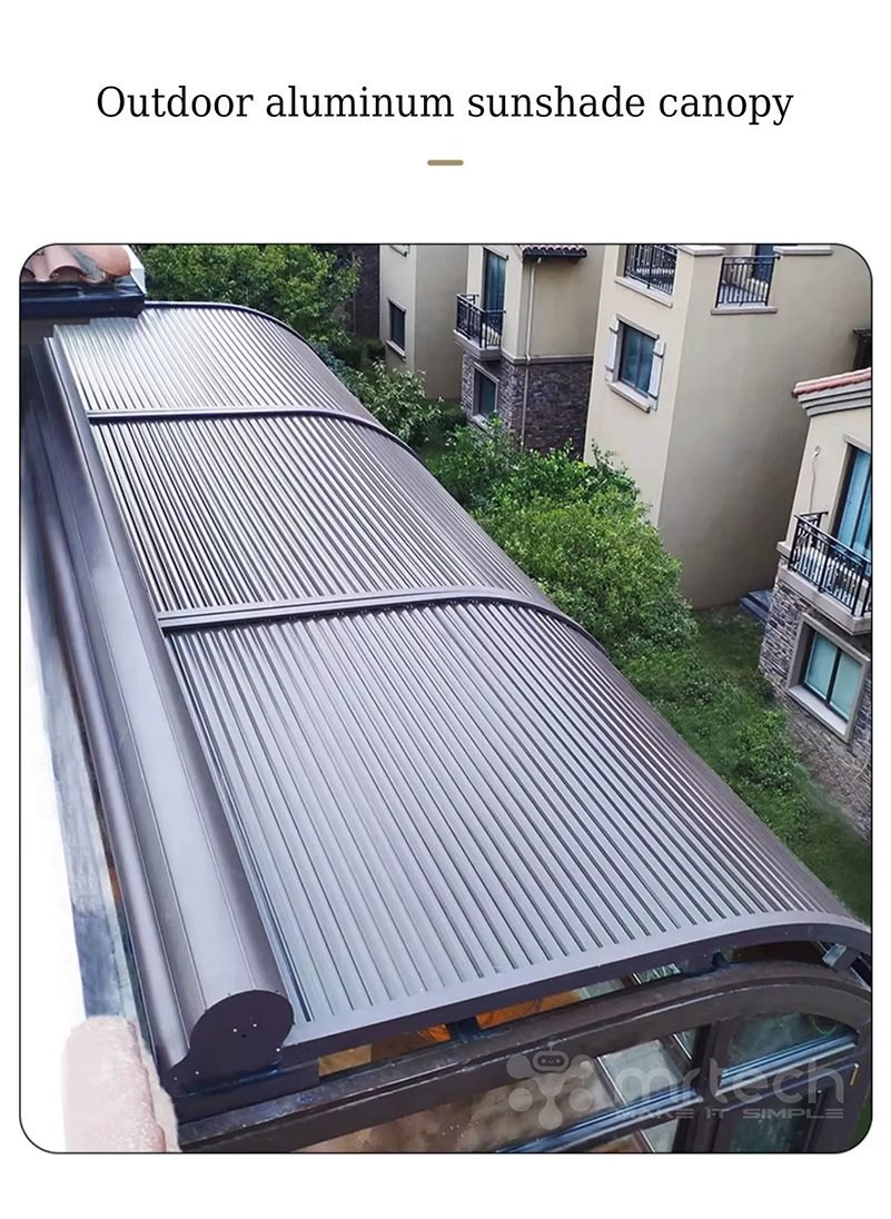 Arc Shaped Horizontal Roller Shutter Exterior Durable and Efficient Solutions