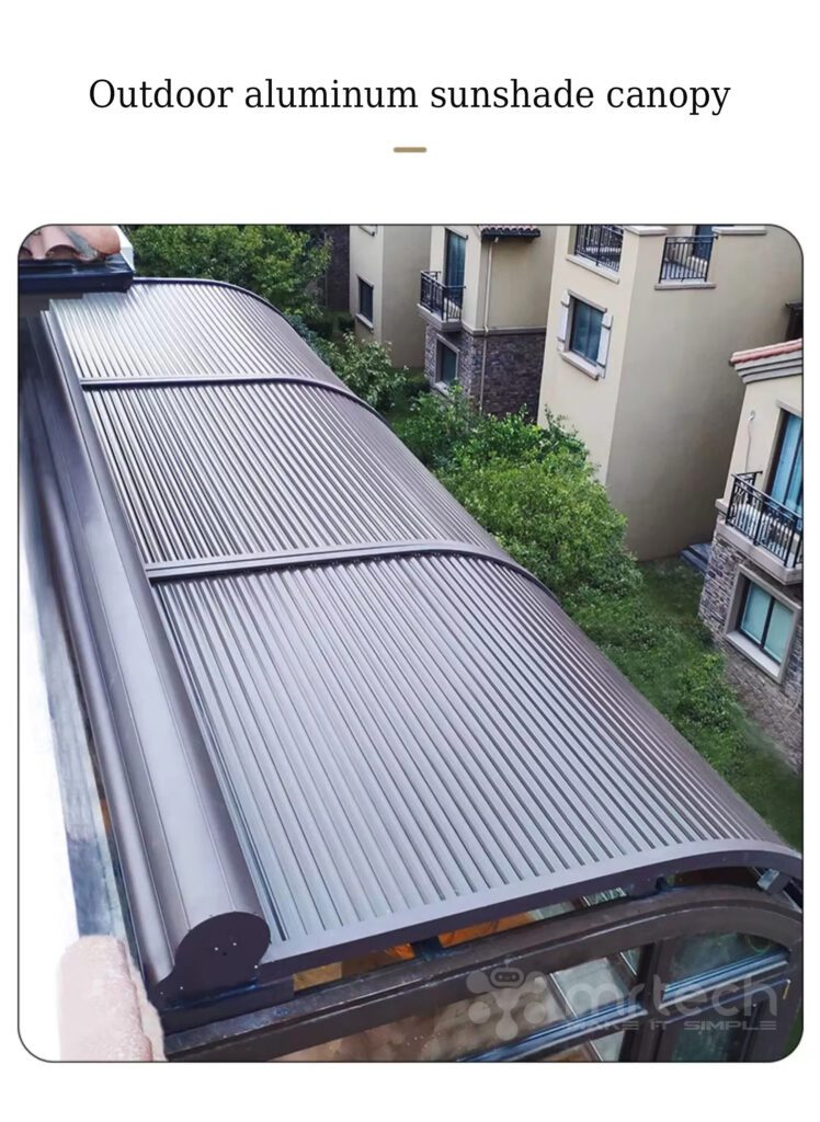 Arc Shaped Horizontal Roller Shutter Exterior Durable and Efficient Solutions