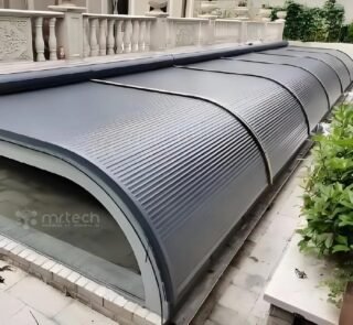 Arc Shaped Horizontal Roller Shutter Exterior Durable and Efficient Solutions