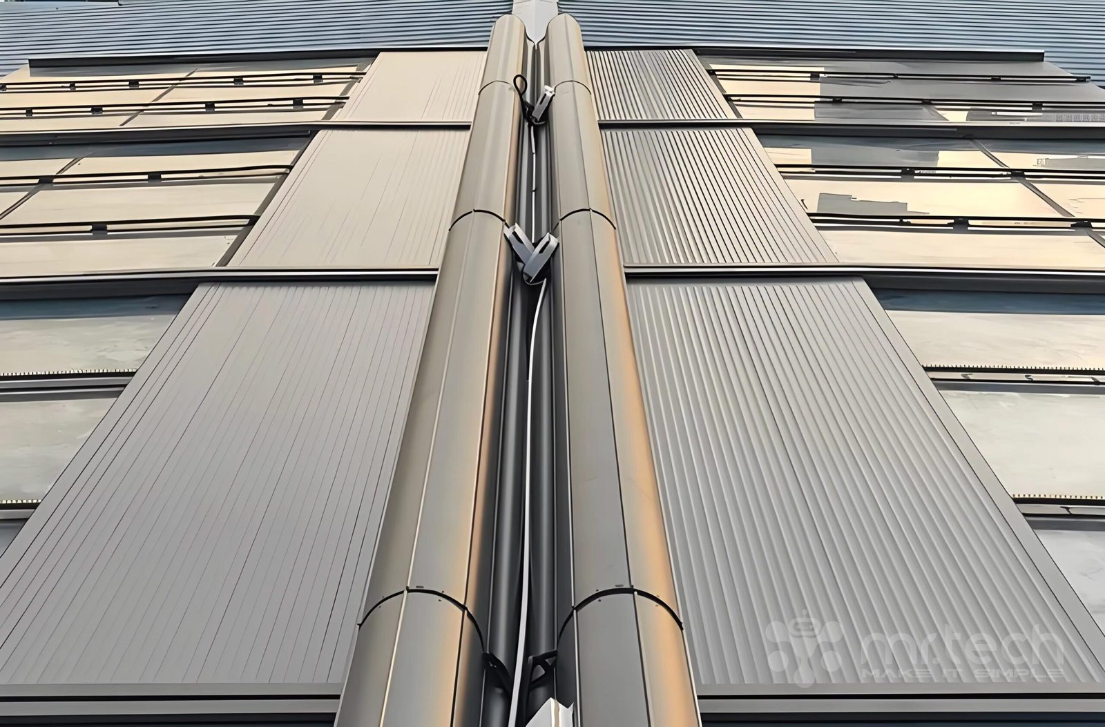 Plane Horizontal Aluminium Roller Shutter for Outdoor OTS Glass Roof