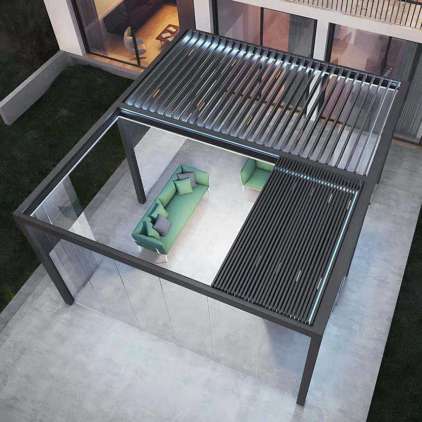 Retractable Louvered Pergola