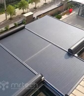 Waterproof Automatic Aluminium Horizontal Rolling Shutters