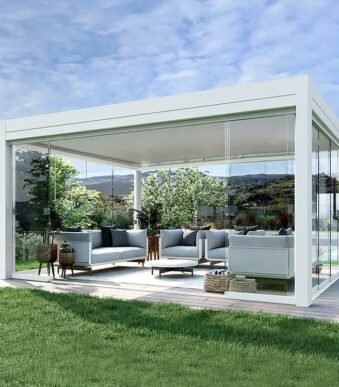 Aluminum Alloy Profile Metal Transom Upright Raw Materials Aluminum Pergola