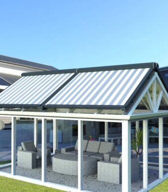 Automatic Electric Retractable Outdoor Roof Shade