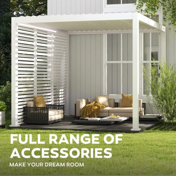 Electric Garden Bioclimatic Aluminum Pergola