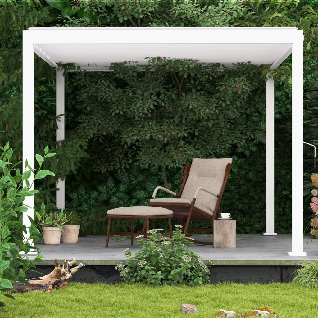 Electric Garden Bioclimatic Aluminum Pergola