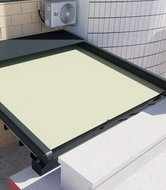 Electrical Motorized Retractable Canopy Cover for Glass Room