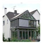 Exterior Ceiling Roof Blind Waterproof Fabric