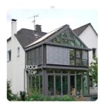 Exterior Ceiling Roof Blind Waterproof Fabric