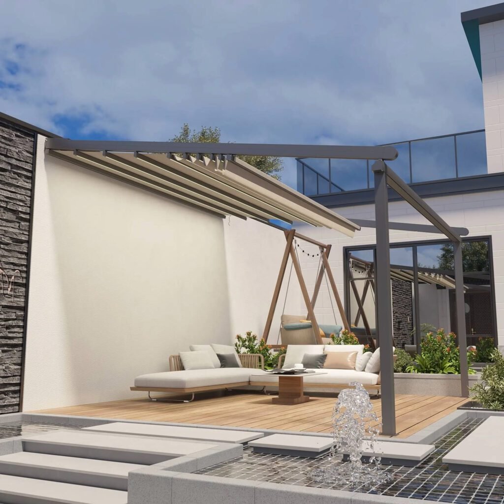 Folding Retractable Awning Roof