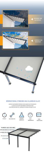 Folding Retractable Awning Roof