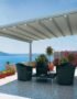 Outdoor Balcony Rainproof Sunroom Retractable Roof