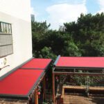 Retractable Awning Sun Shades Fabric Roof Blind