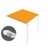 Sliding Fabric Pergola Roof Retractable Systems Glass Roof Cover