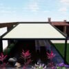 WIFI Control Outdoor Retractable Roof Sunshade