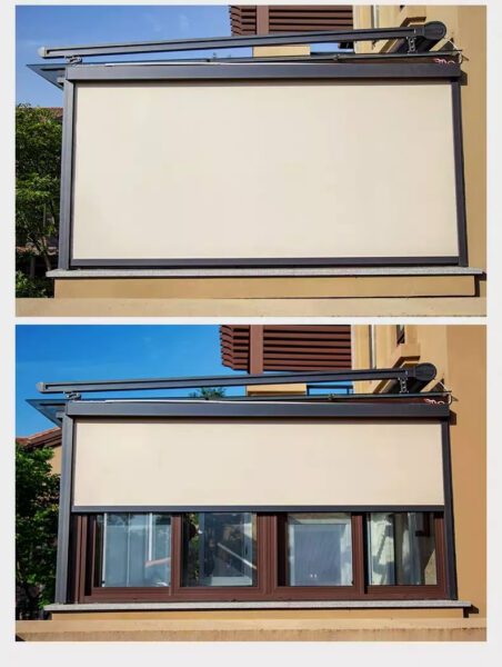 WIFI Control Outdoor Retractable Roof Sunshade