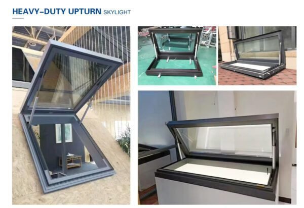 Automatic Motorized Swing Roof Skylights