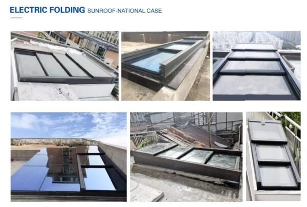 Automatic Motorized Swing Roof Skylights