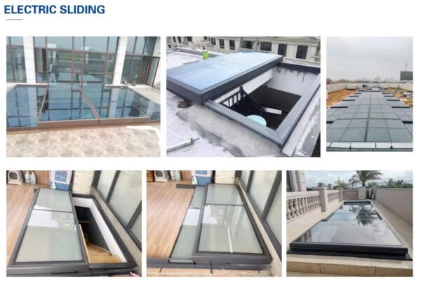 Automatic Motorized Swing Roof Skylights