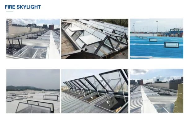 Automatic Motorized Swing Roof Skylights 16