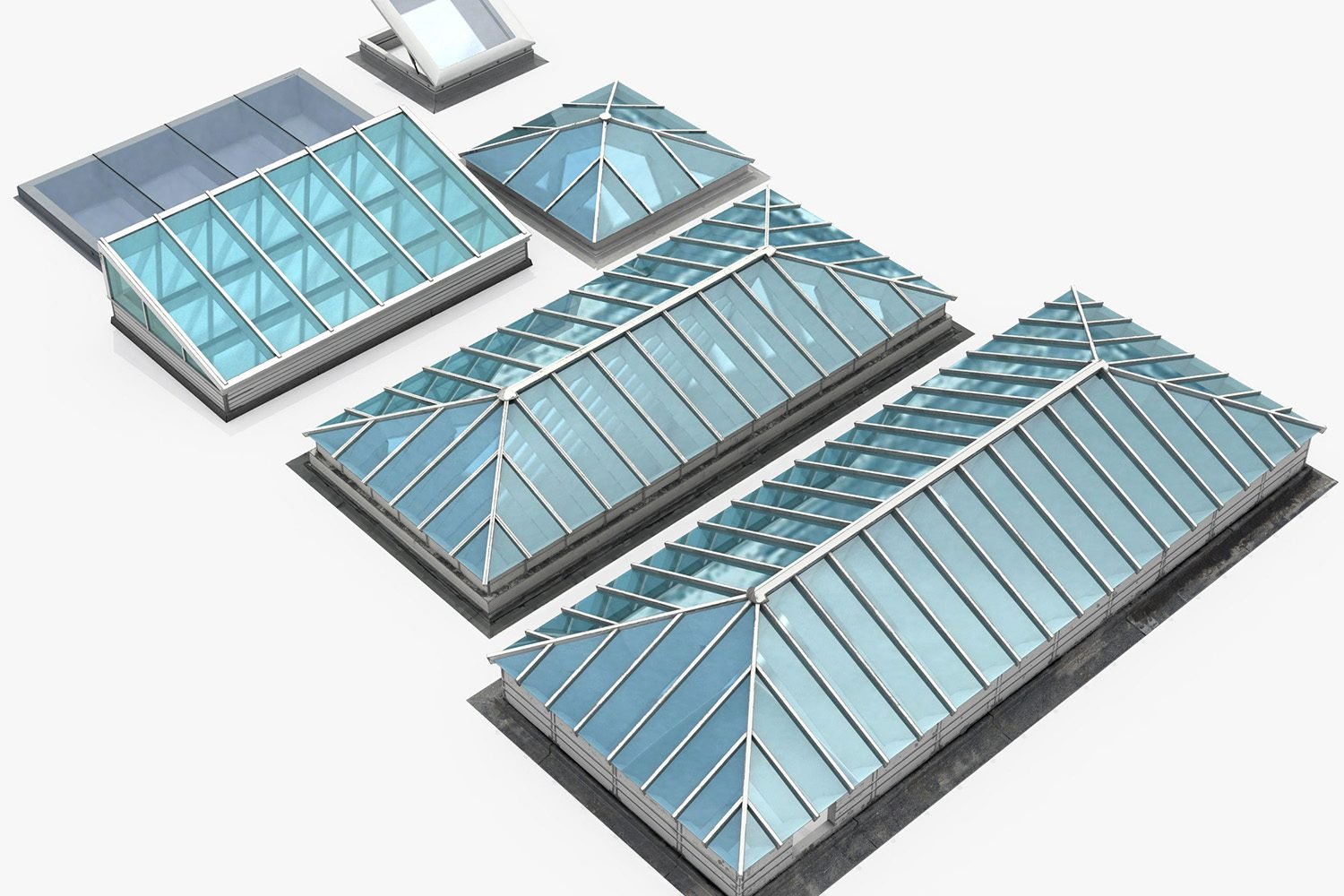 Automatic Motorized Swing Roof Skylights
