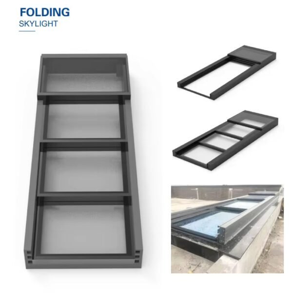 Automatic Motorized Swing Roof Skylights