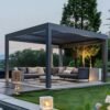 Electric Pergola Adjustable Louvered Roof System