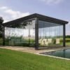 Waterproof Garden Motorized Outdoor Pergola